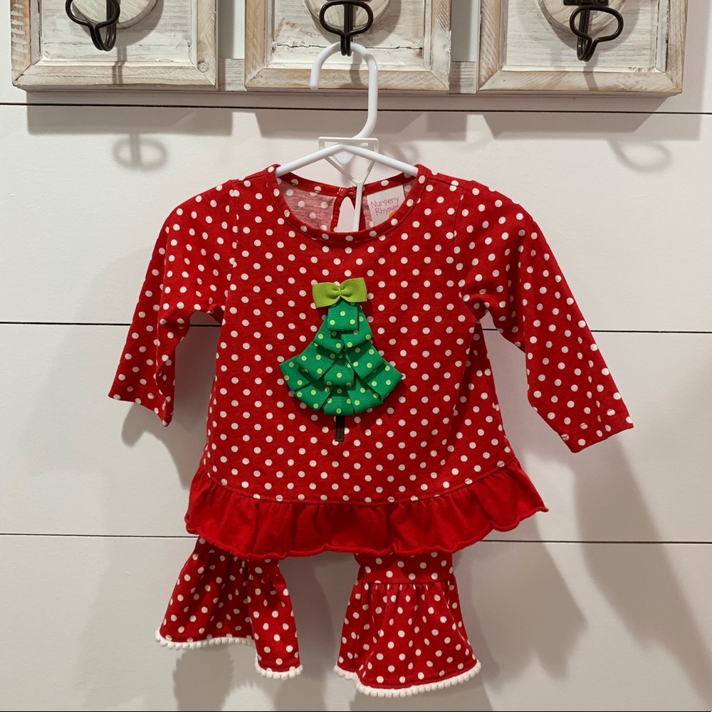 Baby girls 6-9 month Christmas outfit